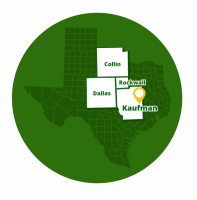 Forney branch service area